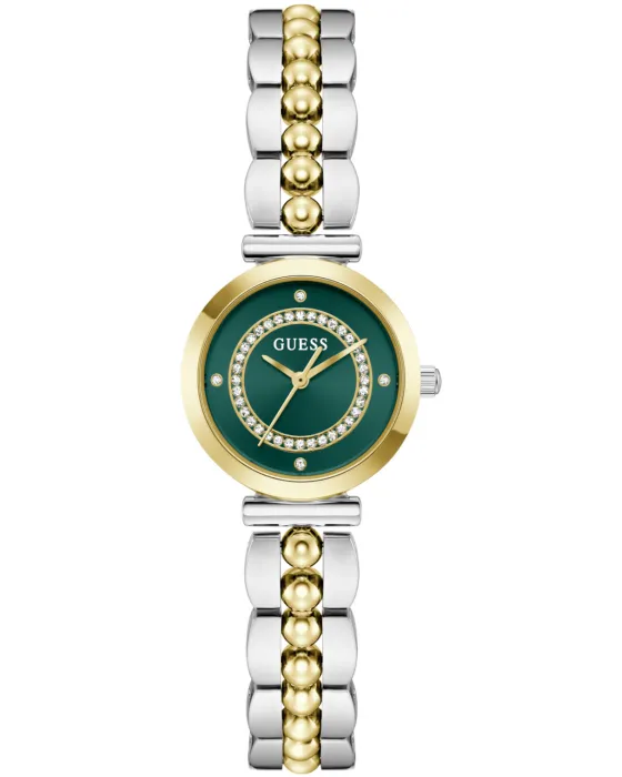 Γυναικείο ρολόι Guess Leena GW0994L3, Πράσινο καντράν, Μπρασελέ από Ανοξείδωτο ατσάλι