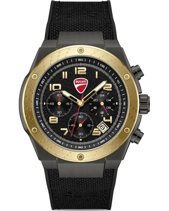 Men's watch Ducati Trailmaster Chronograph DTWGO0002505, Black dial, Strap in Fabric / Silicone