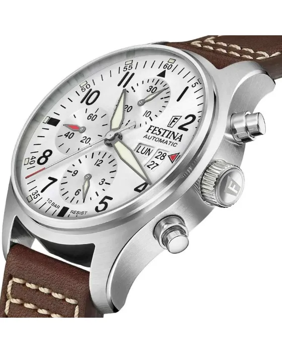 Festina Swiss Made Automatic Chronograph F20150/1, όψη 2