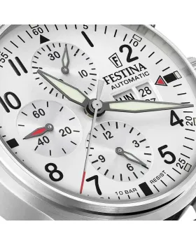 Festina Swiss Made Automatic Chronograph F20150/1, όψη 3