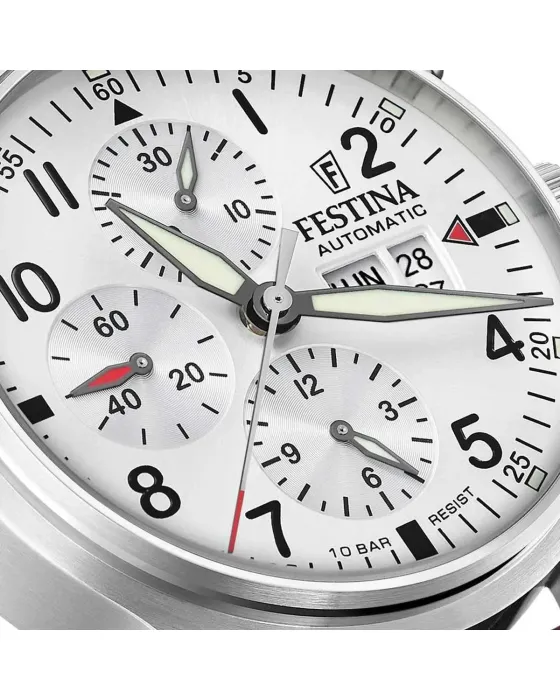 Festina Swiss Made Automatic Chronograph F20150/1, όψη 3