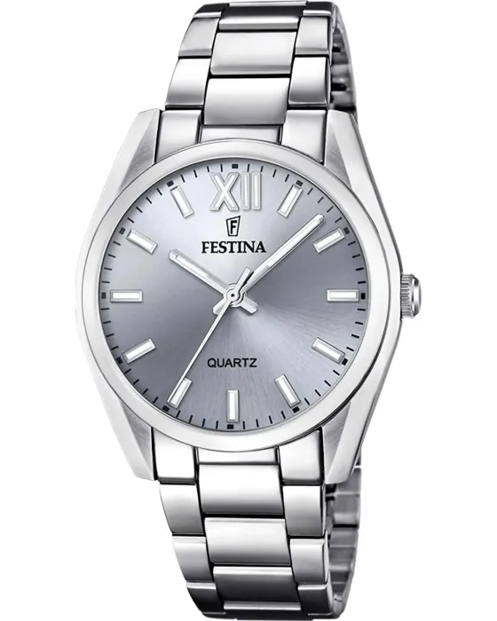 Γυναικείο ρολόι Festina Alegria F20622 / J, Ασημί καντράν, Μπρασελέ από Ανοξείδωτο ατσάλι