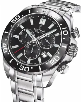 Festina Ceramic Swiss Made Chronograph F20042/4, view 2