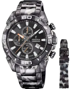 Festina Chrono Bike Chronograph Camo Special Edition Gift Set F20710/1