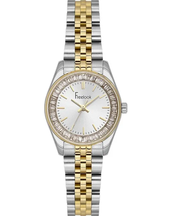 Γυναικείο ρολόι Freelook Lumiere FL.1.10551-4, Ασημί καντράν, Μπρασελέ από Ανοξείδωτο ατσάλι