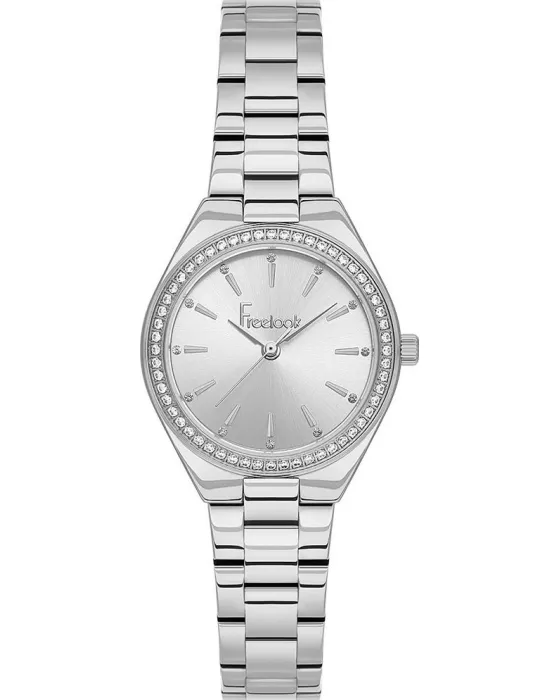 Γυναικείο ρολόι Freelook Lumiere FL.1.10552-1, Ασημί καντράν, Μπρασελέ από Ανοξείδωτο ατσάλι