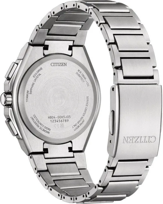 Citizen Eco-Drive Radio Controlled Chronograph AT8398-53X, όψη 3