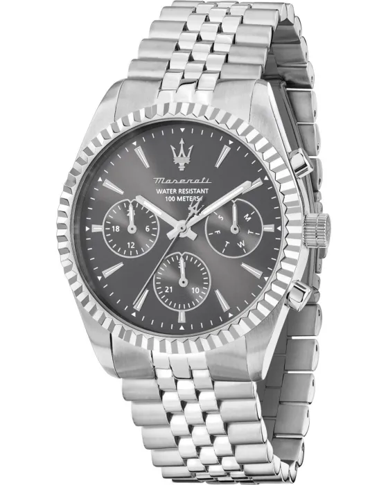 Men's watch Maserati Competizione R8853100053, Grey dial, Bracelet in Stainless Steel