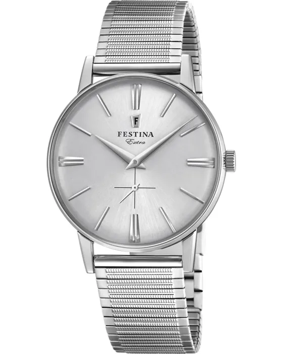 Women's / Men's watch Festina F20250 / 1, Silver dial, Bracelet in Stainless Steel