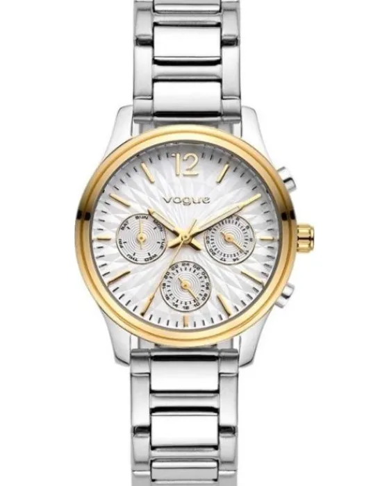 Γυναικείο ρολόι Vogue Bianca 2020617161, Λευκό καντράν, Μπρασελέ από Ανοξείδωτο ατσάλι